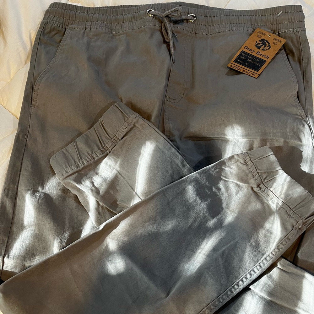 Gray Earth joggers